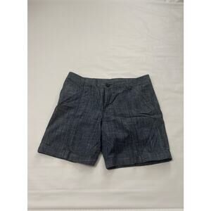 Croft & Barrow denim look blue shorts with stretch for extra comfort, size 12